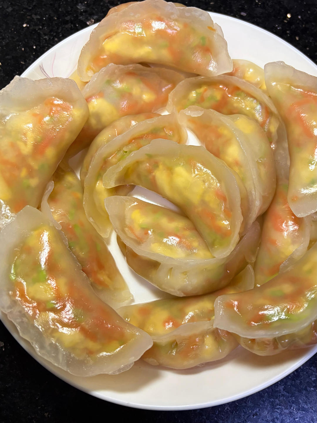 Q弹的水晶饺子，凉了也软弹！