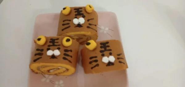 🐯小老虎蛋糕卷/南瓜蛋糕卷