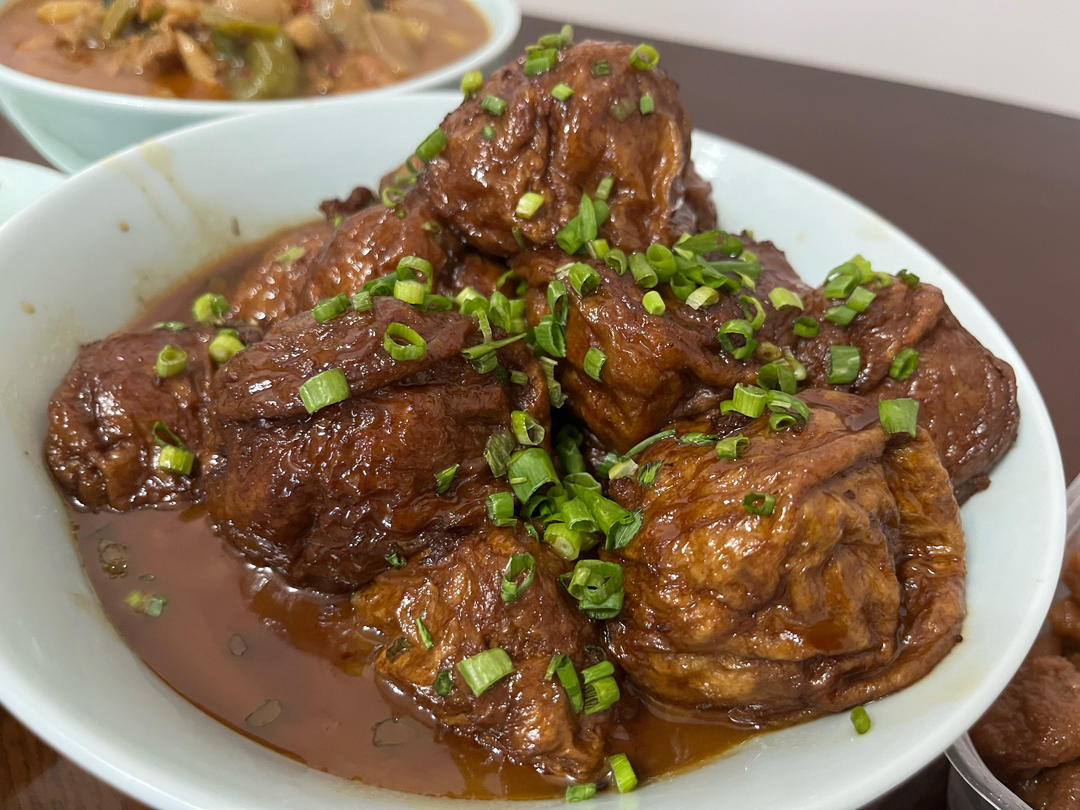 好吃简单的油面筋塞肉