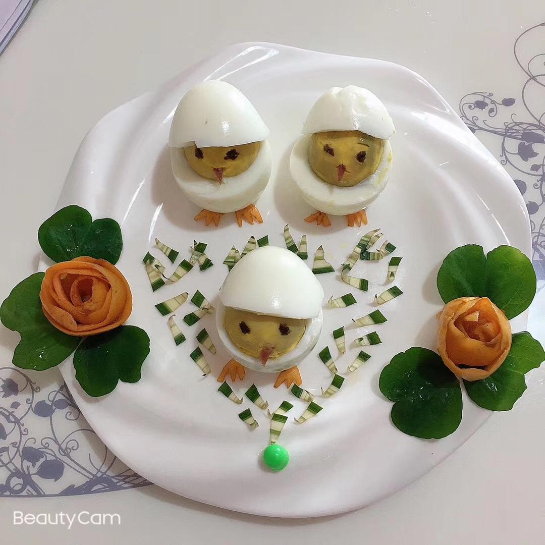 红天子做的鸡蛋拼盘