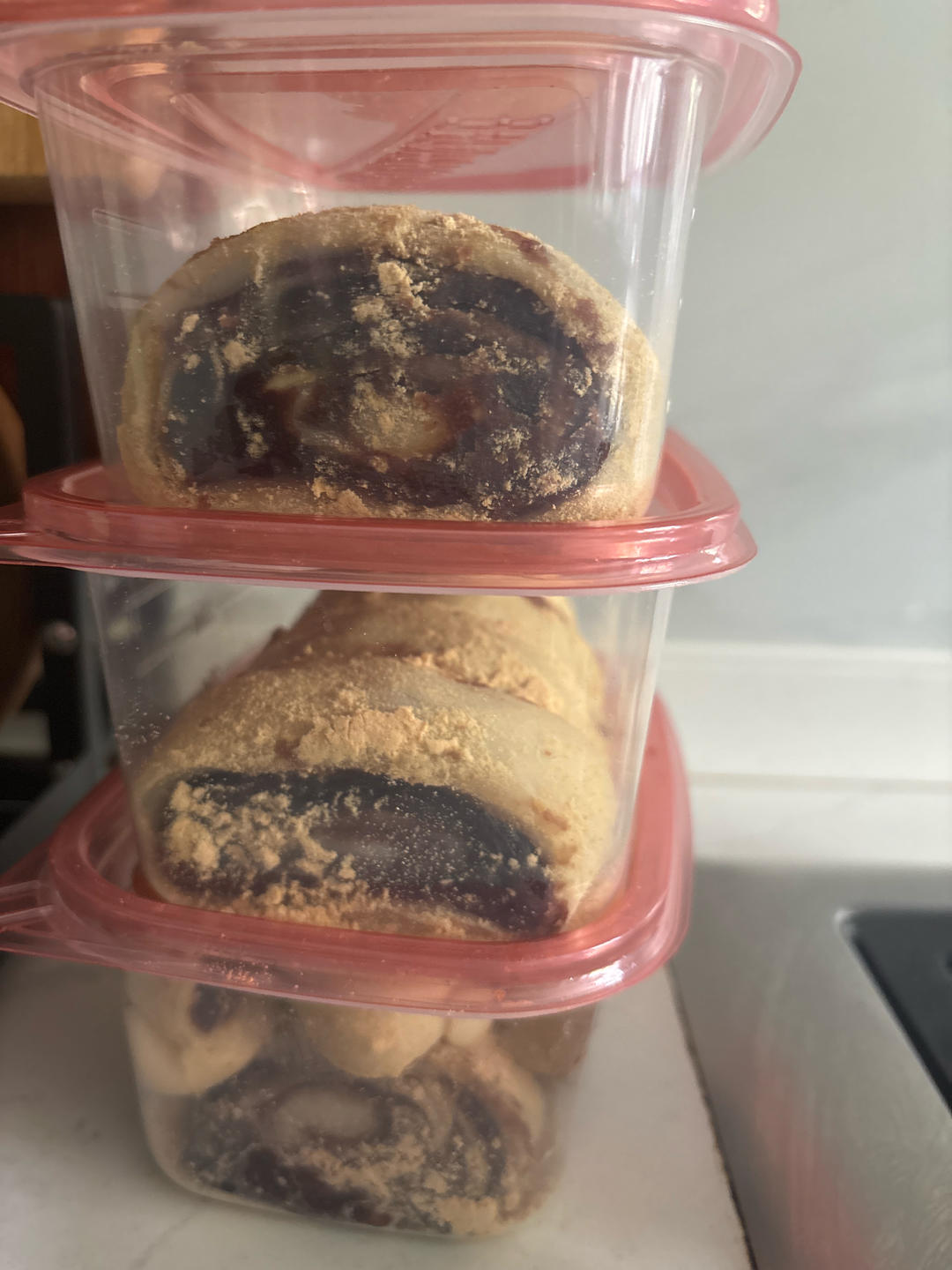 驴打滚 糯米豆沙卷 糯米凉糕 快手小吃 附细节视频详解