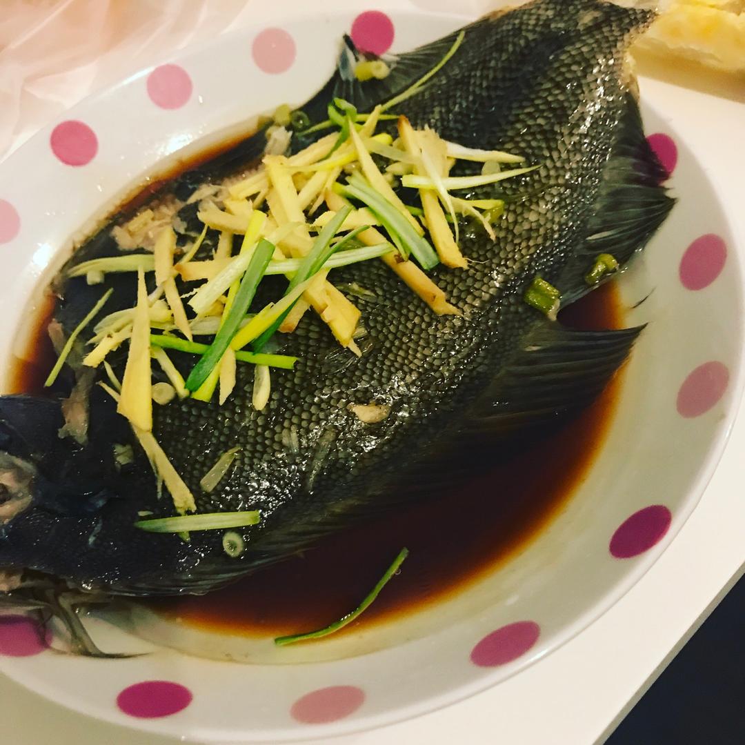 清蒸多宝鱼