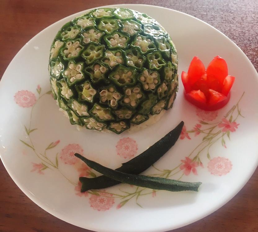 土豆泥秋葵