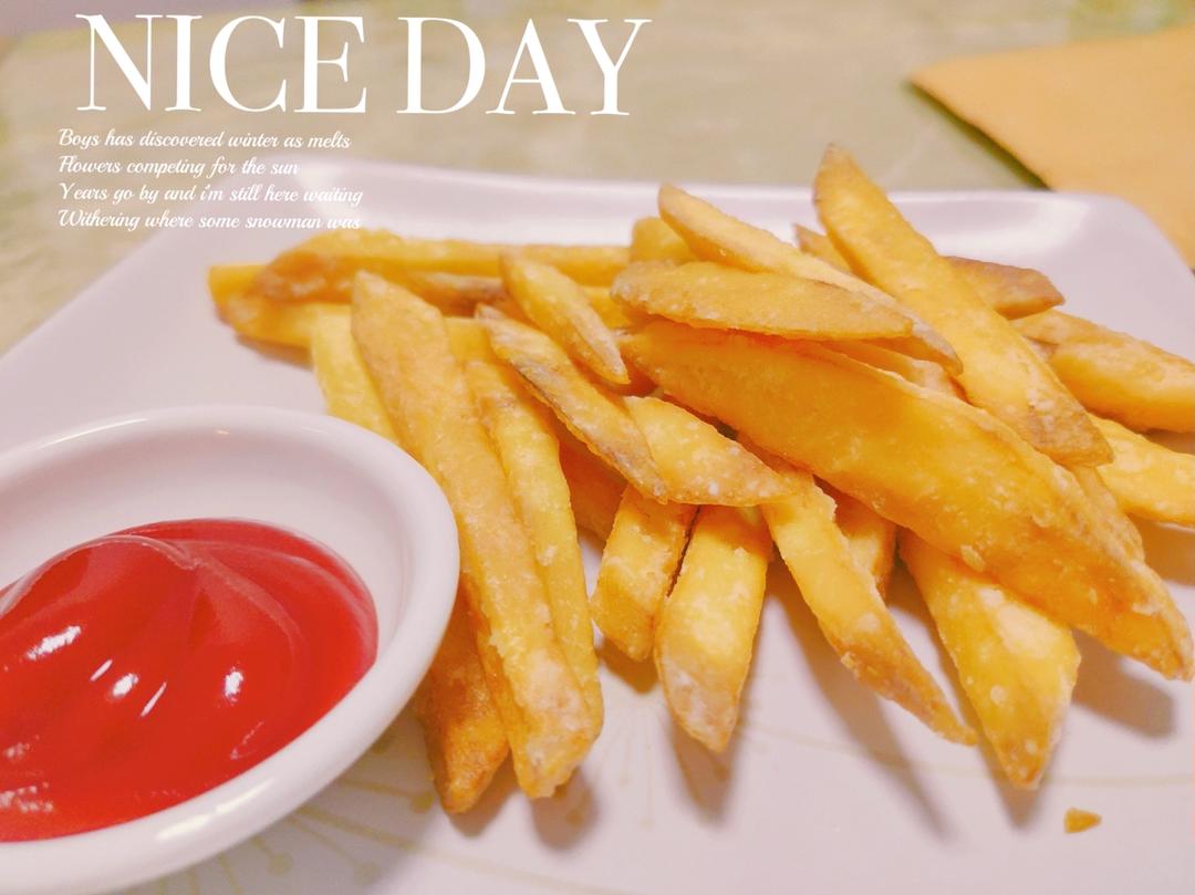 自制薯条 超酥脆 零失败有手就行