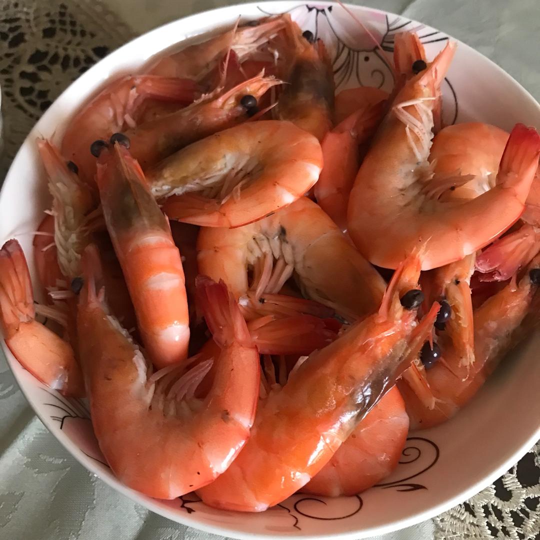 白灼基围虾
