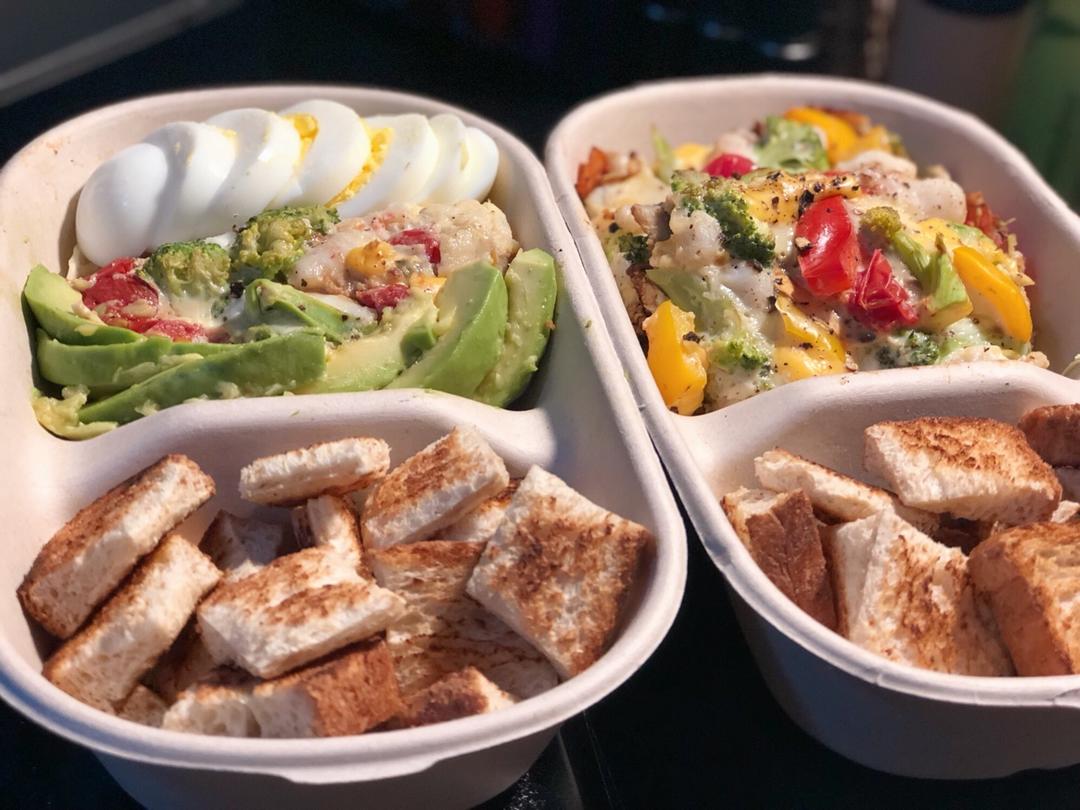 番茄蔬菜烘蛋（快手减脂餐）