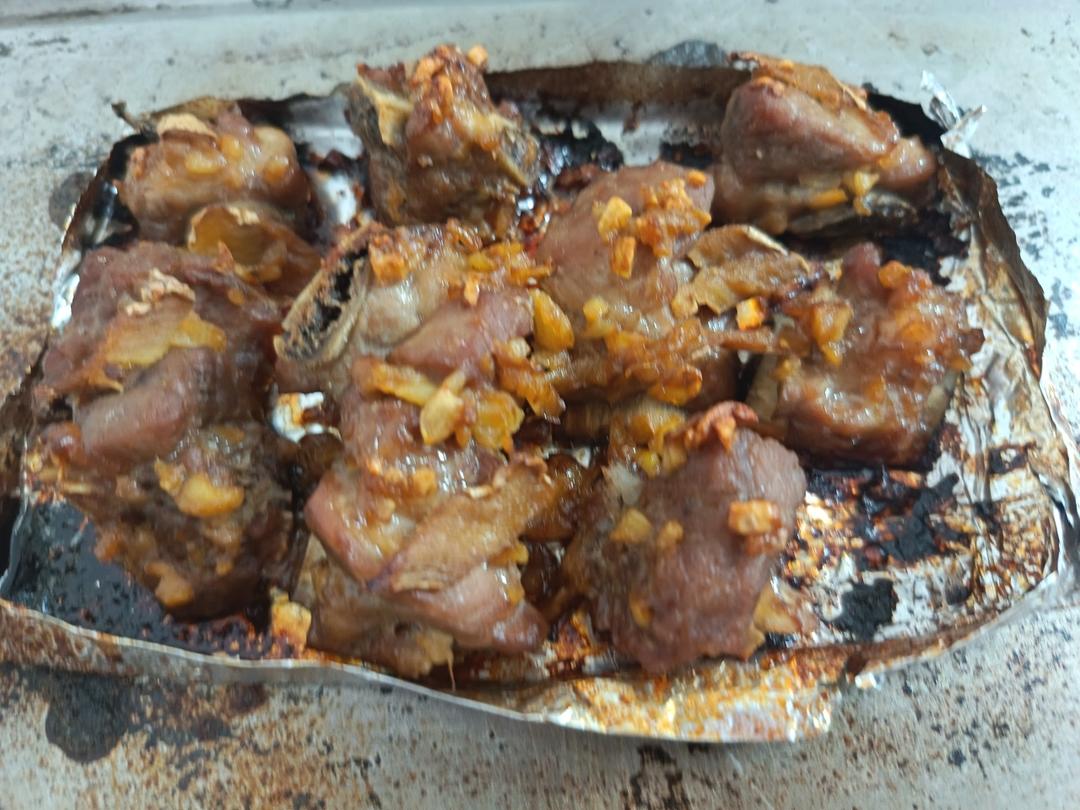 香到骨头里的蒜香排骨（烤箱）