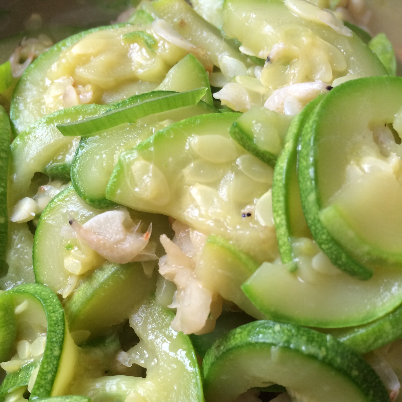 虾皮清炒西葫芦