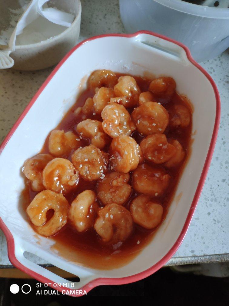 小陆馋哭了的糖醋虾仁