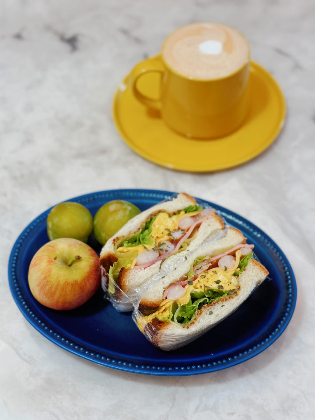 春游必备盒子三明治❗️虾仁滑蛋三明治🥪
