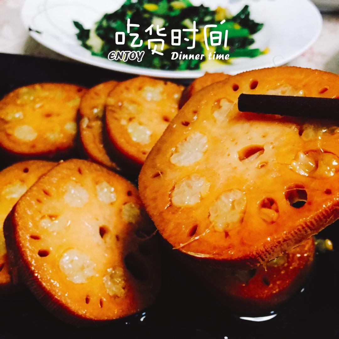 蜜汁糯米藕