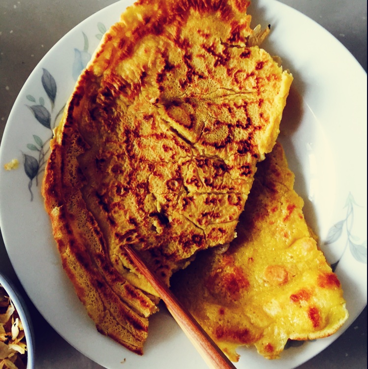 葱花鸡蛋饼