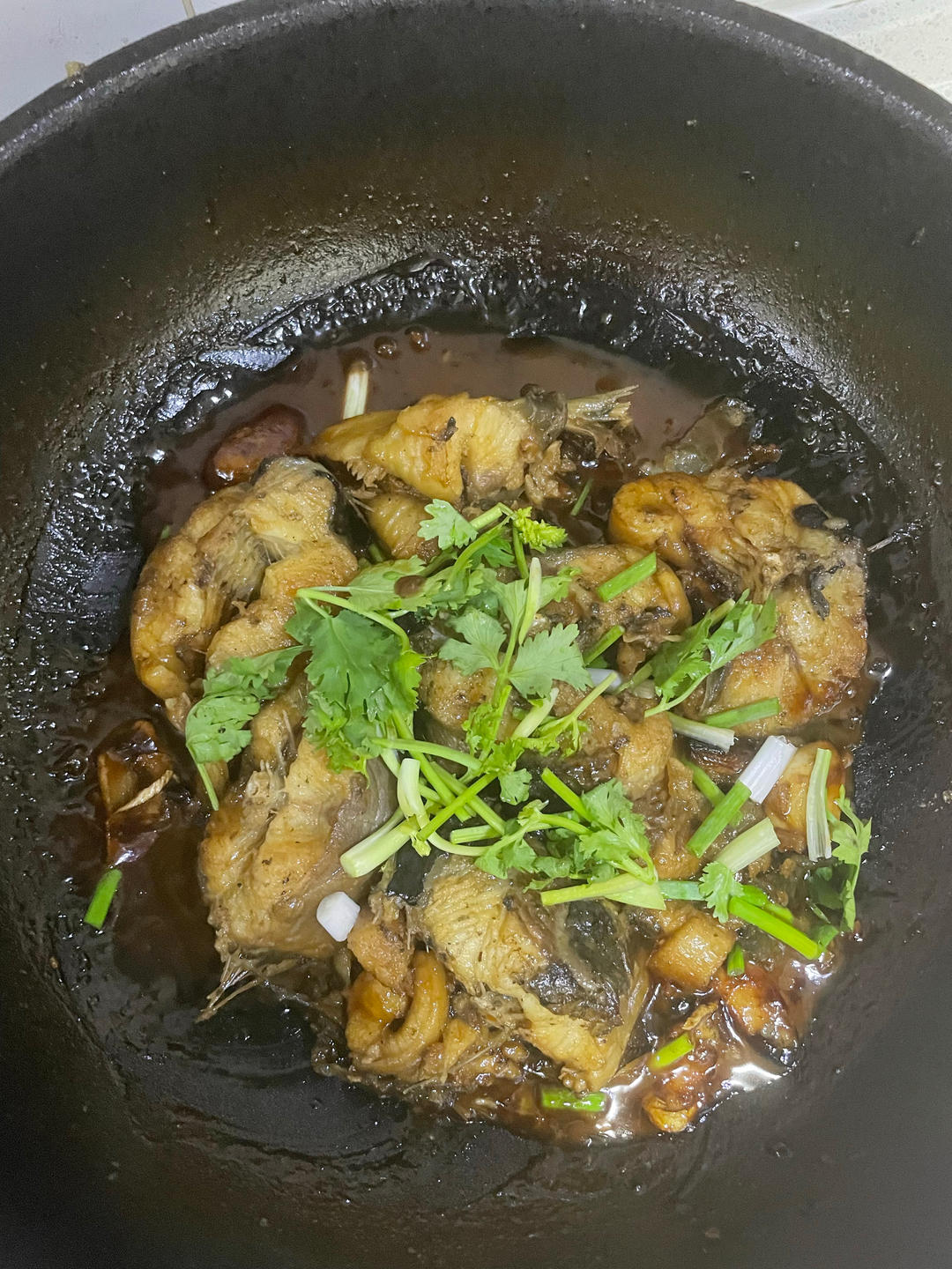 蒜子焖钳鱼(家常版)