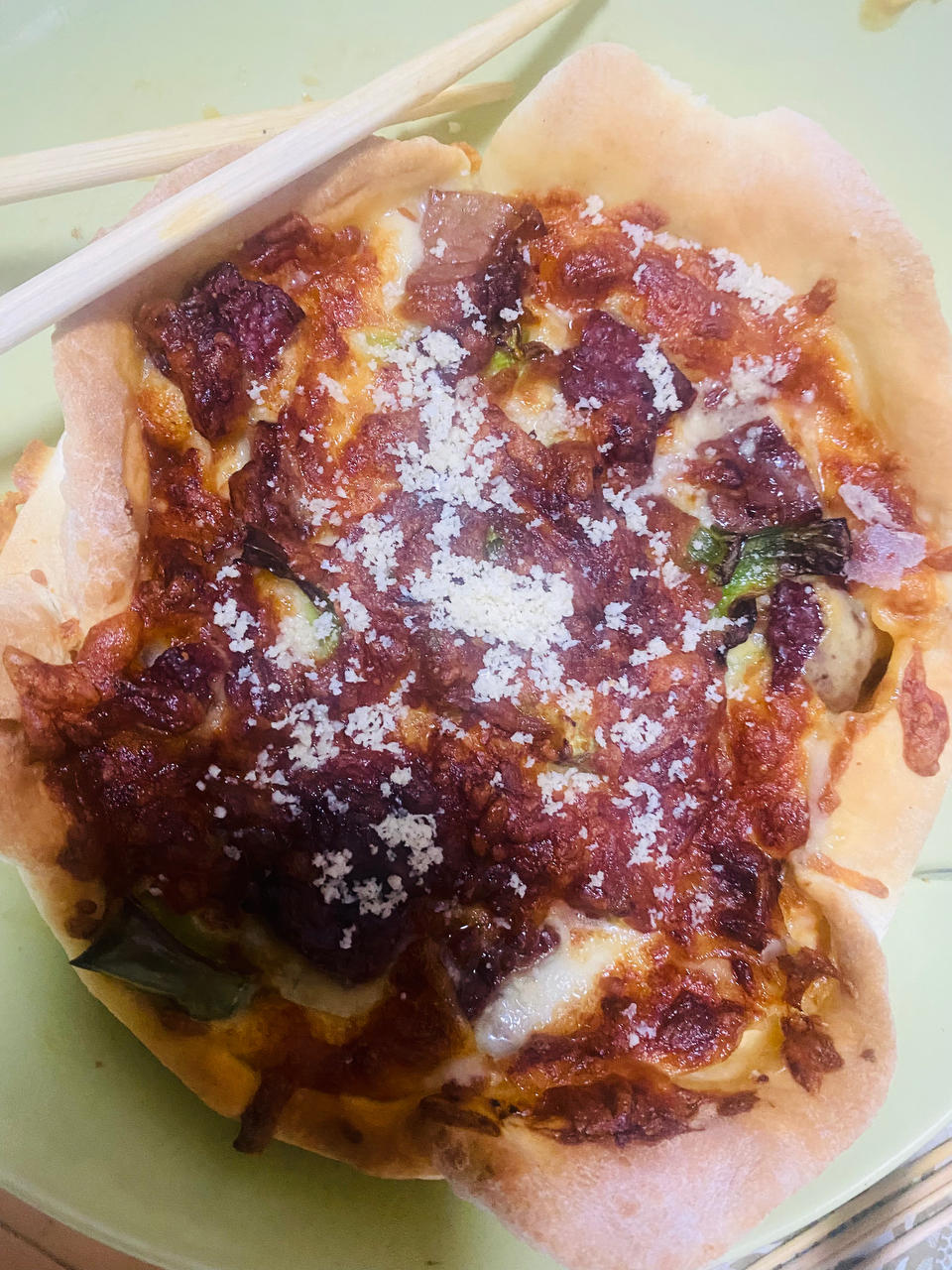 空气炸锅烤披萨