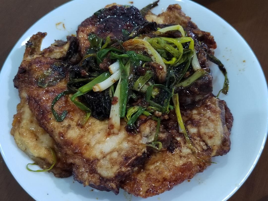 超嫩超香的葱烤大排