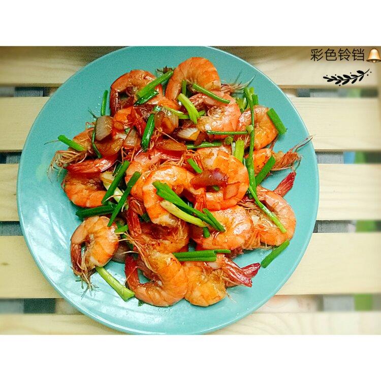 豆瓣酱炒大虾