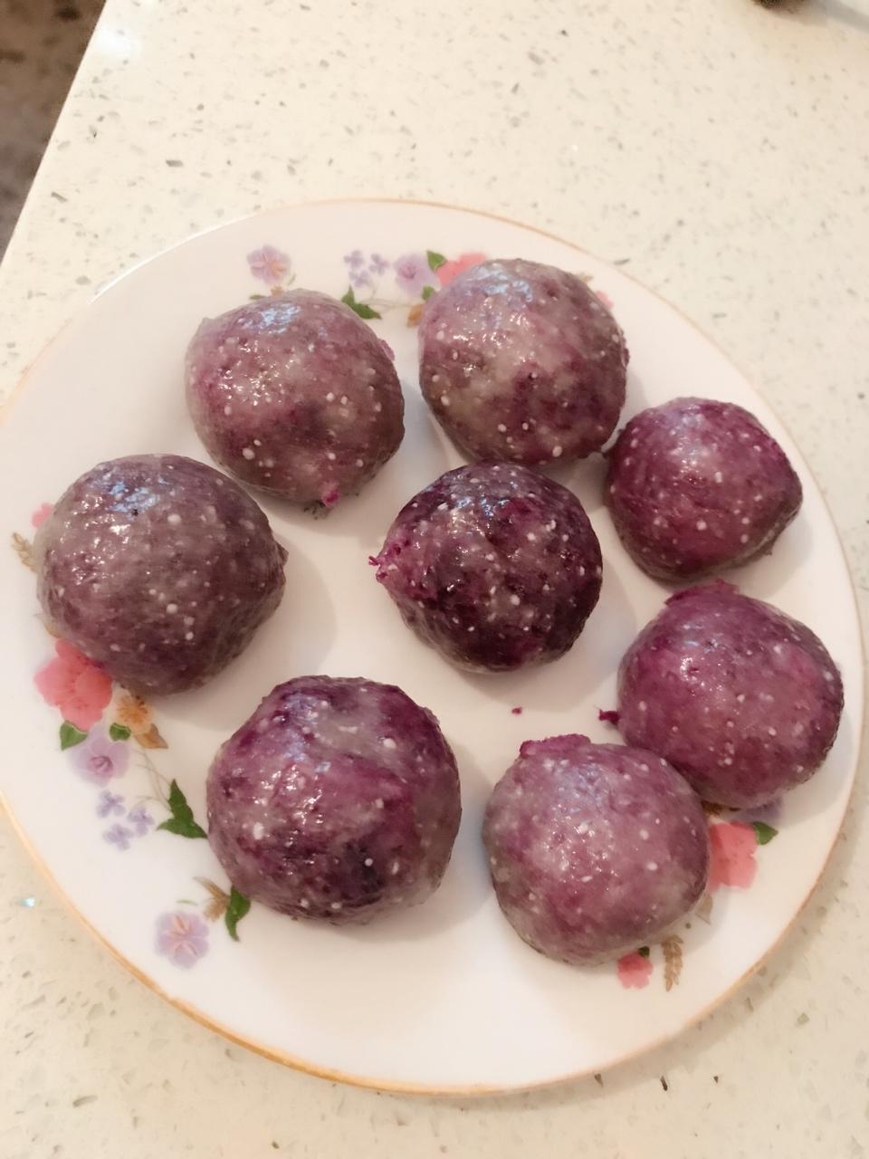 水晶紫薯糕