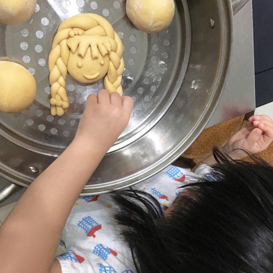 有着面包口感的红糖馒头（一次发酵）