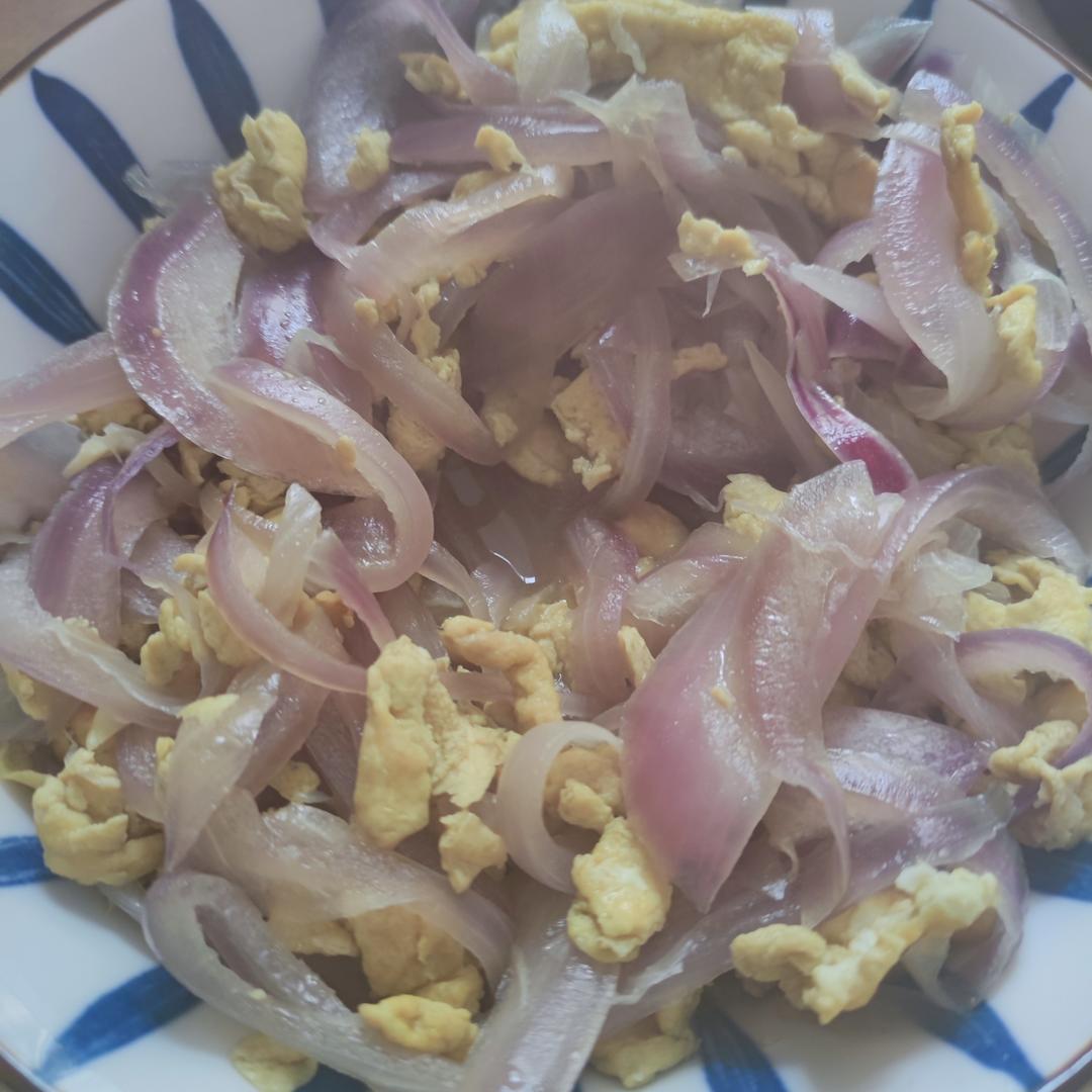洋葱炒鸡蛋