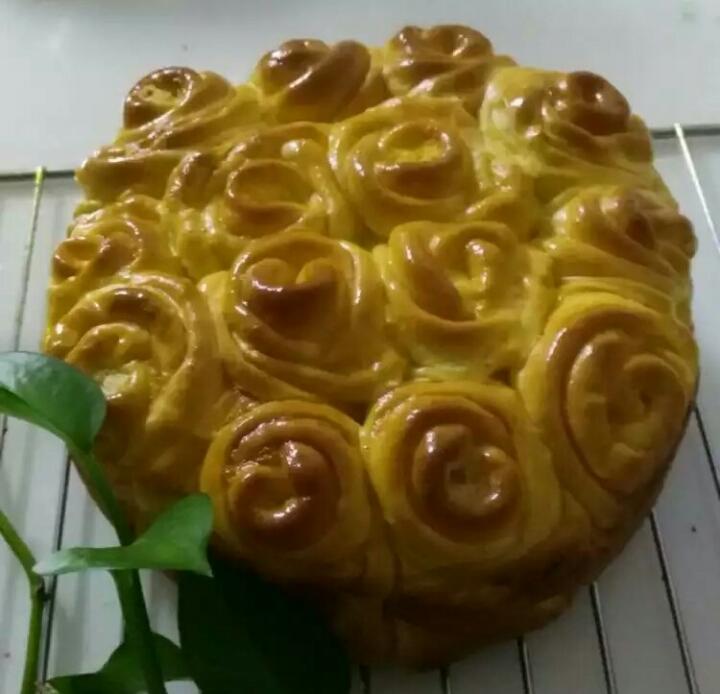 玫瑰花面包