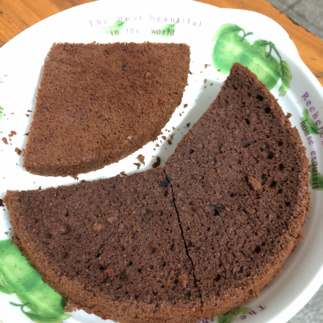 可可戚风蛋糕6寸