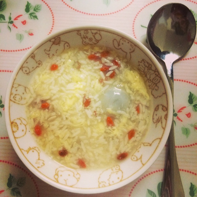 蛋花酒酿圆子