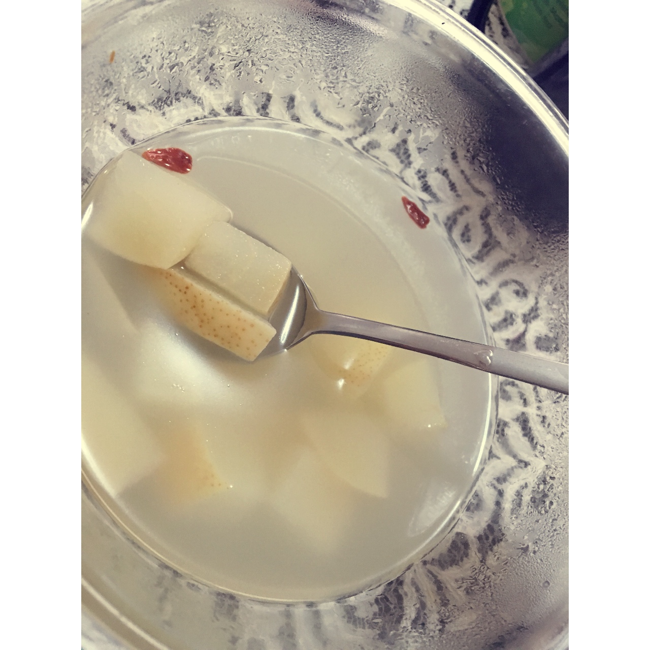 薏仁雪梨糖水——铸铁锅美容汤1