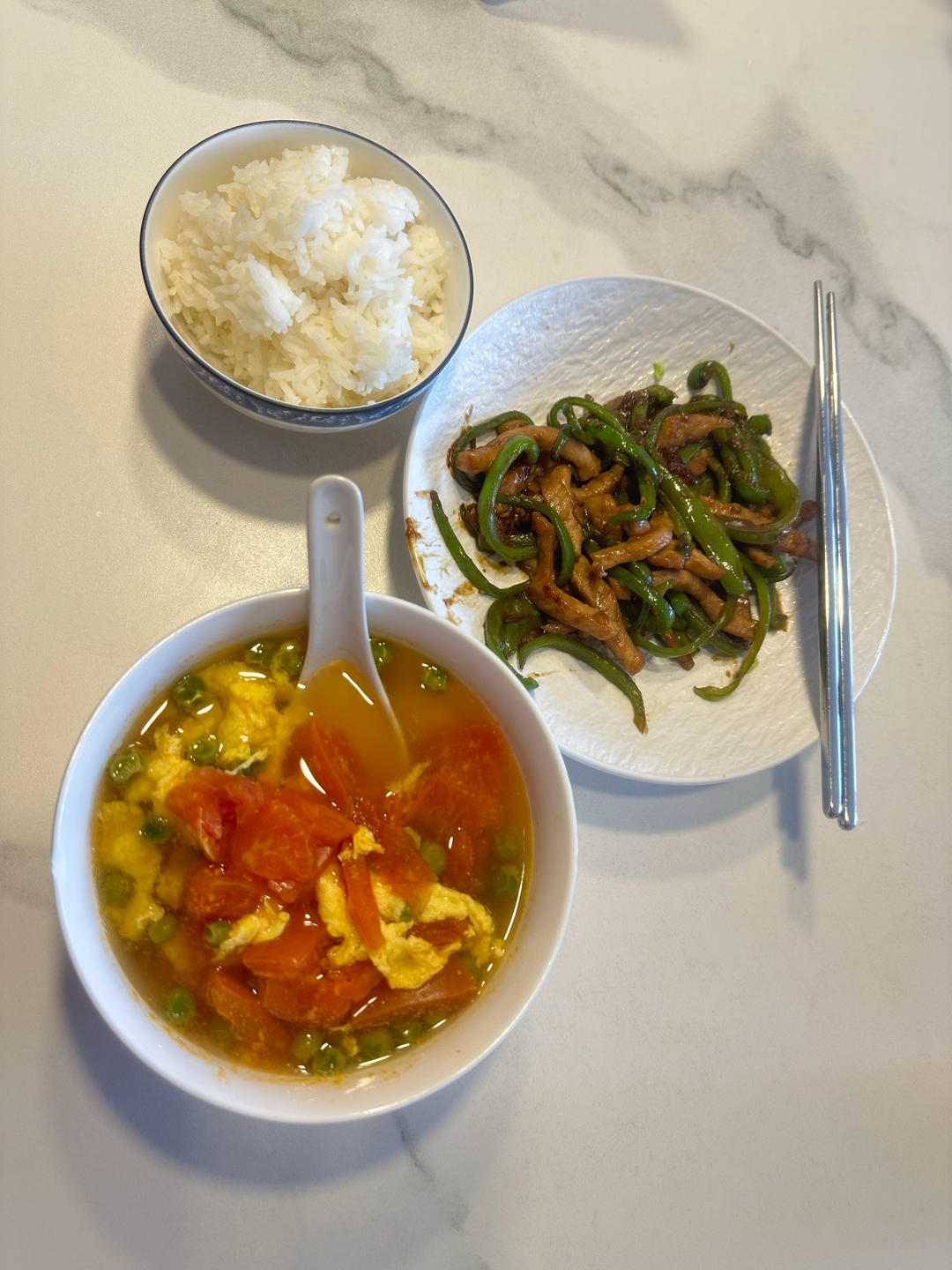 ‼️好吃到舔盘的青椒肉丝盖浇饭