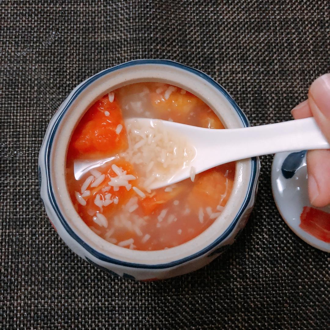 酒酿木瓜汤