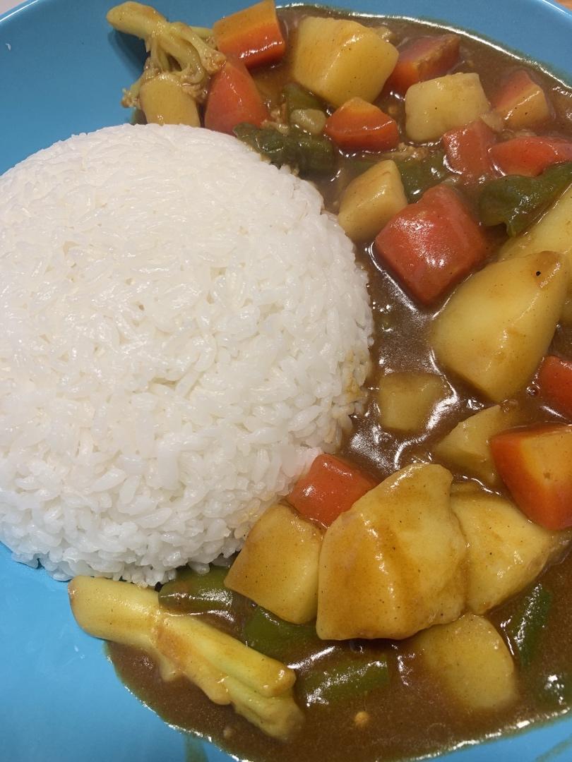基础版土豆咖喱饭