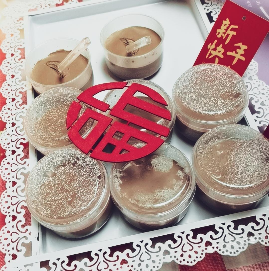 只需搅一搅✅咖啡可可奶冻☕入口即化