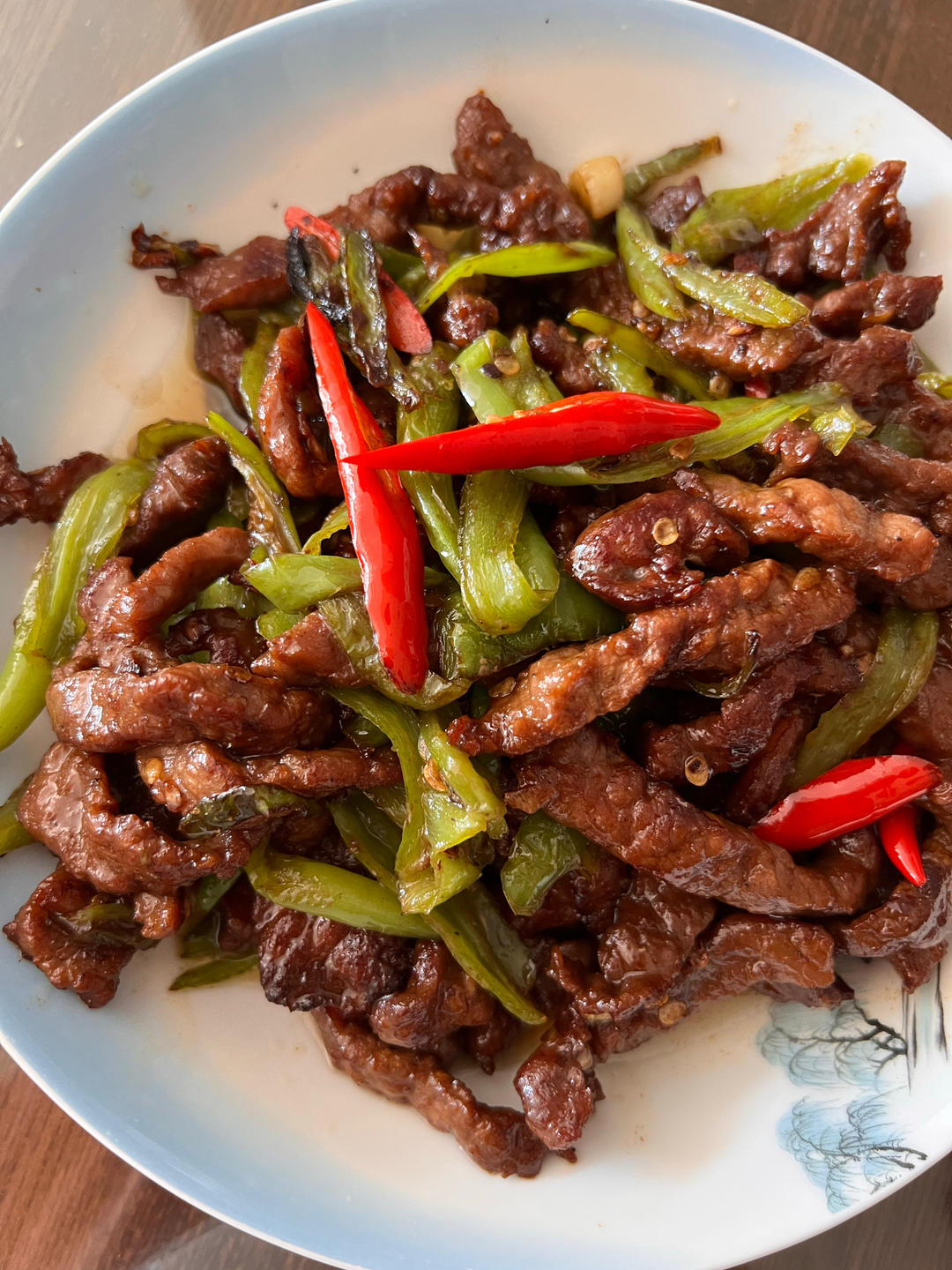 杭椒炒牛柳