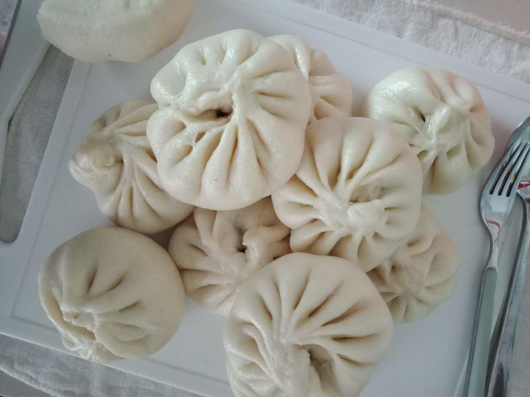 芹菜猪肉包子-----一次性发酵法
