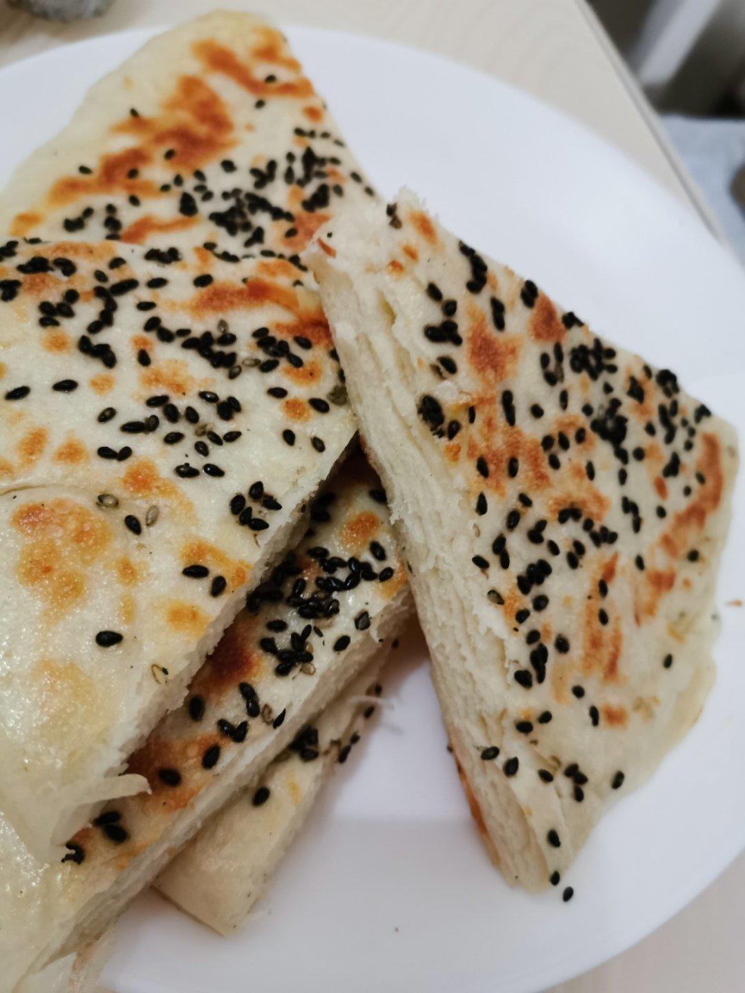 发面葱油千层饼