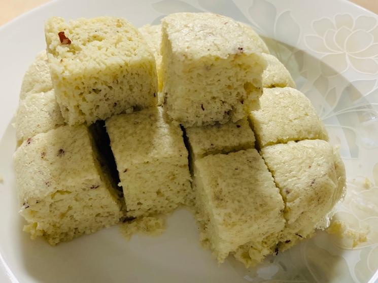 蒸淮山鸡蛋糕