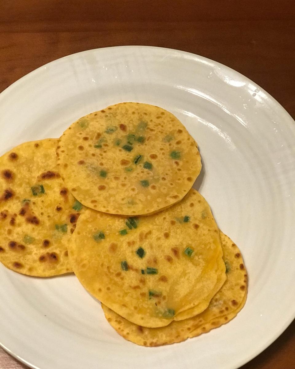葱油饼（饺子皮版）