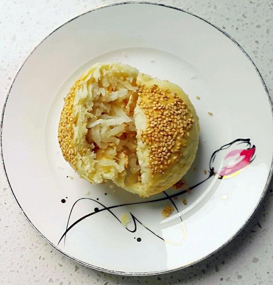 萝卜丝油渣香酥烧饼
