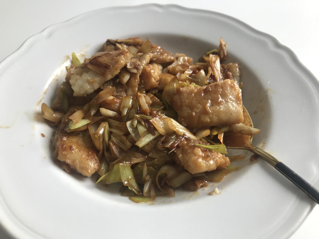 超下饭の香葱烧鳕鱼