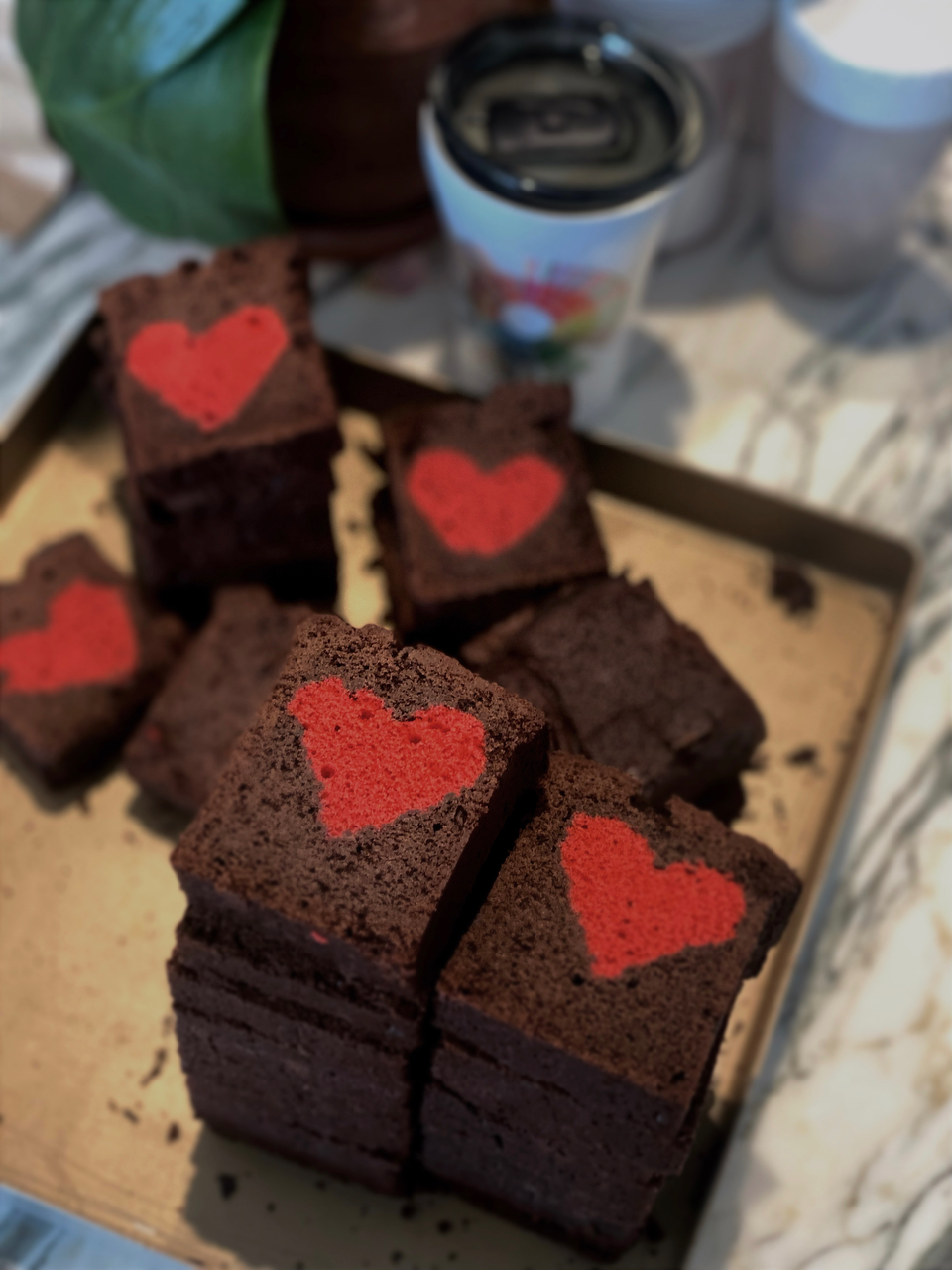 【情人节特辑】巧克力红心磅蛋糕