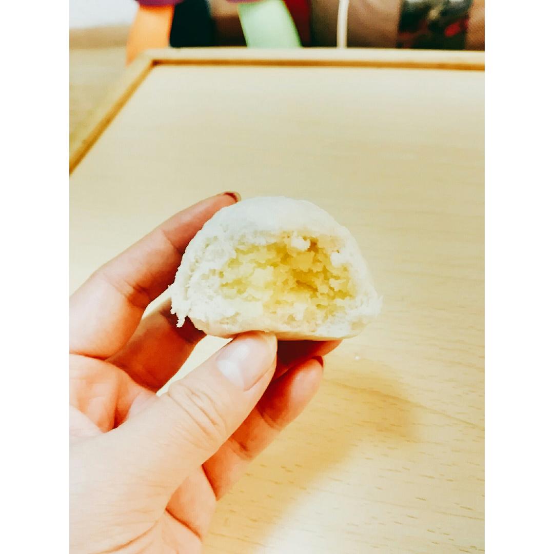 自制无油奶黄包