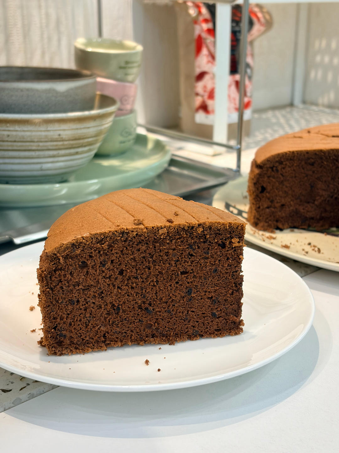 不消泡的可可巧克力戚风蛋糕