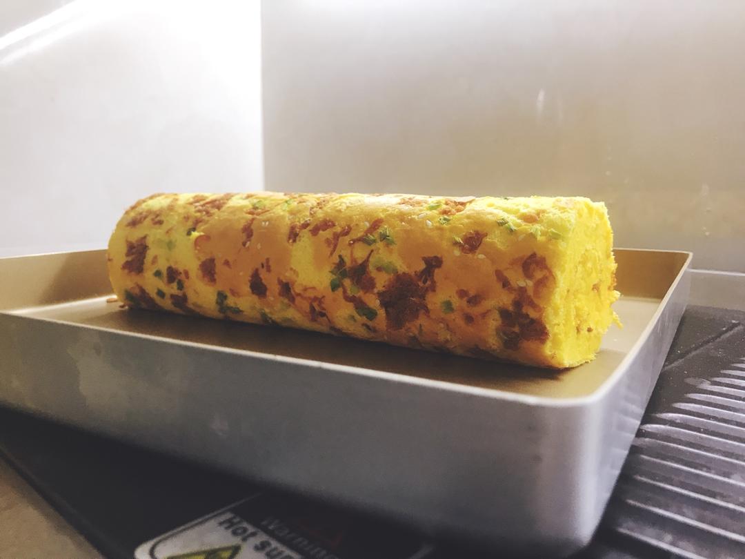 香葱肉松肥蛋糕卷～