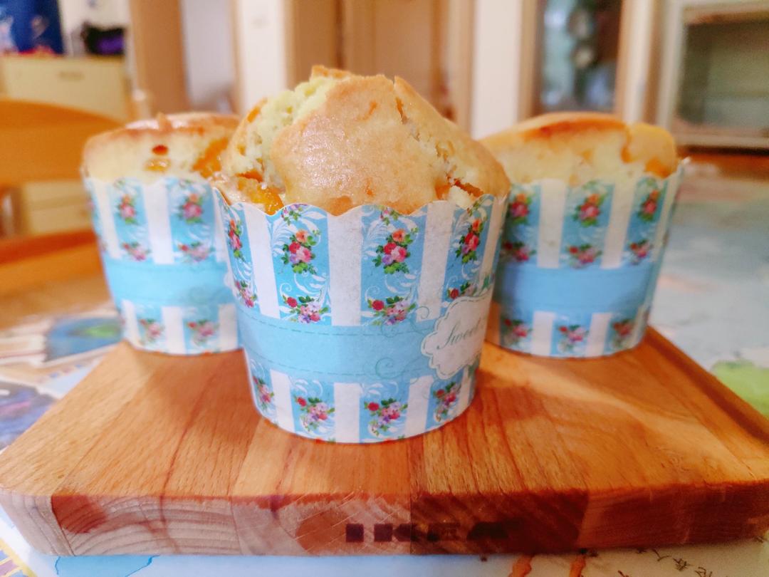 超简单【爆浆蓝莓玛芬蛋糕】