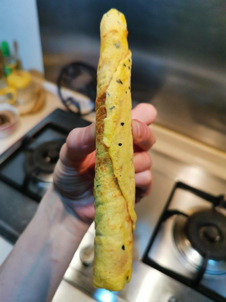 平底锅也能做蛋卷