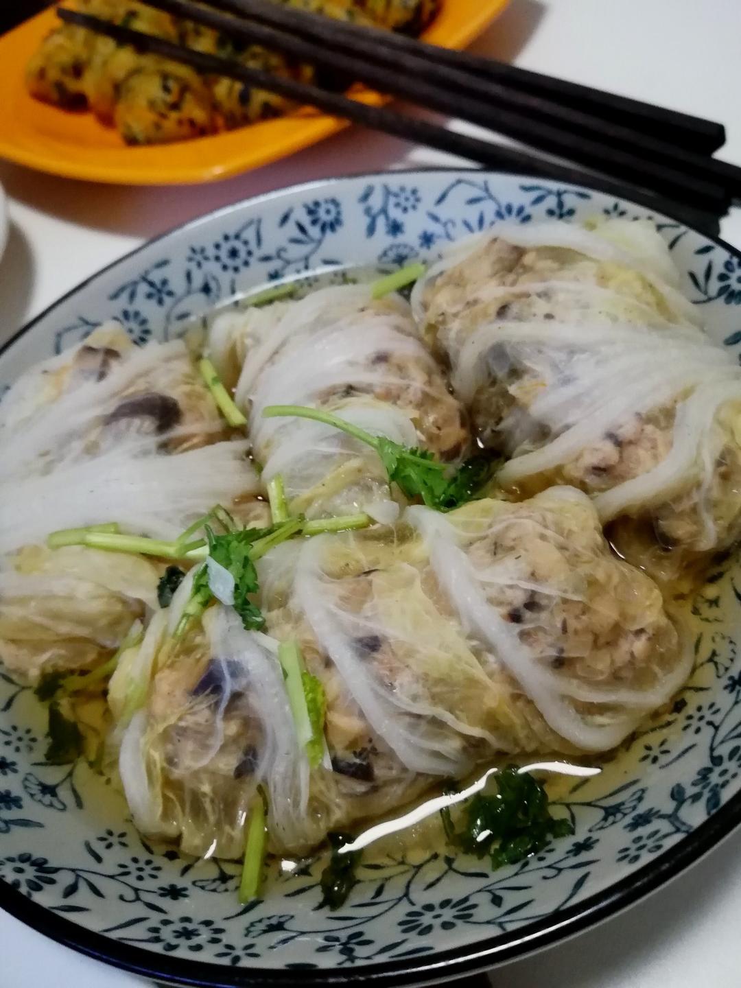 肉酿白菜卷