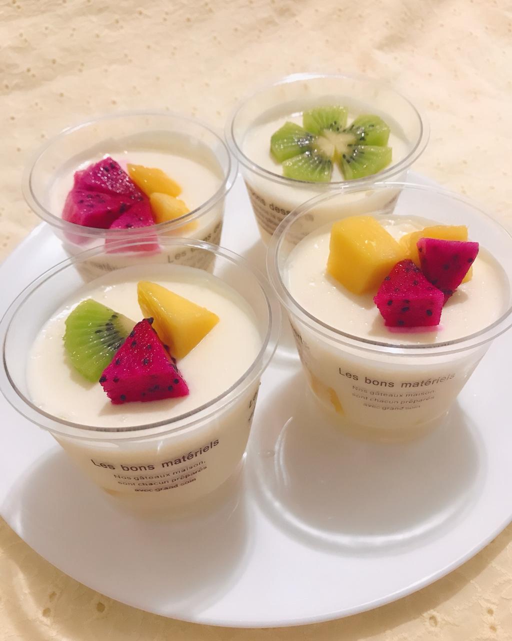 chaneey__做的芒果慕斯杯