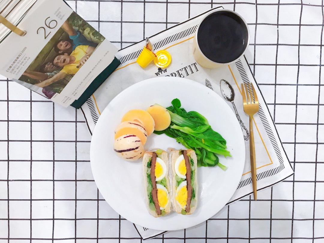 🥪『减脂塑形期必备』牛排全蛋三明治