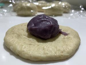 紫薯香芋饼的做法 步骤5