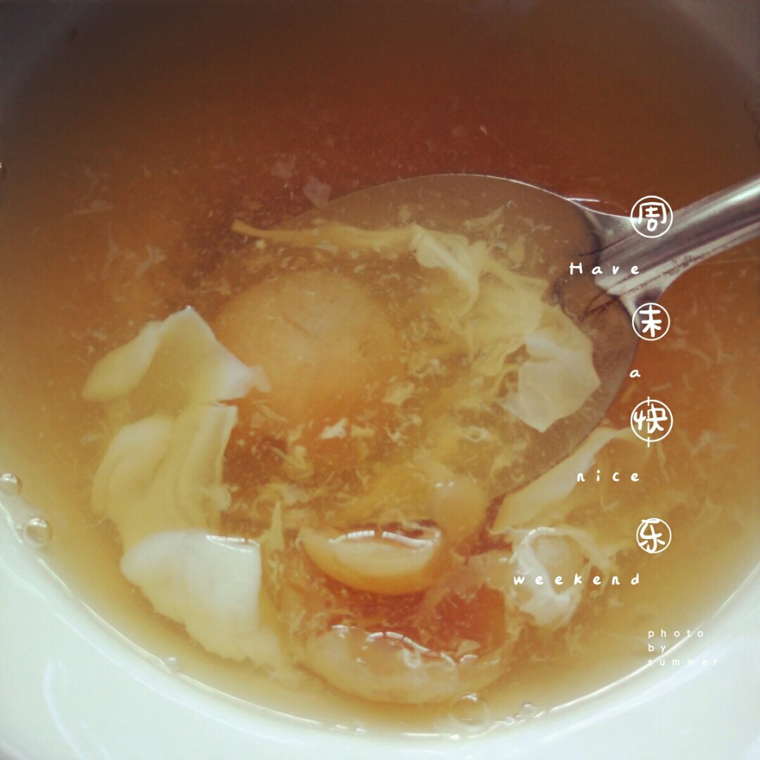 桂圆红枣鸡蛋糖水
