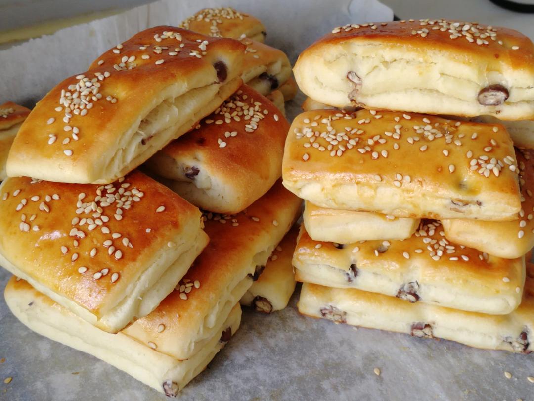 可乐妈_做的香酥蜜豆饼